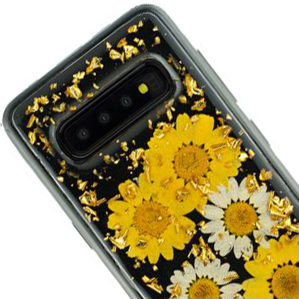 Real Flowers Sunflowers Yellow Flake S10 Plus
