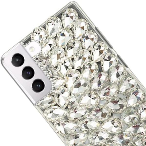 Handmade Silver Bling Case Samsung S21 Plus