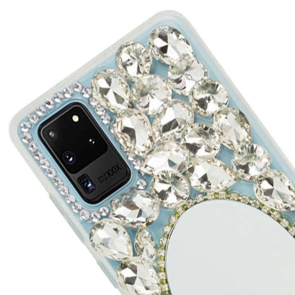 Handmade Mirror Silver Case Samsung S20 Ultra