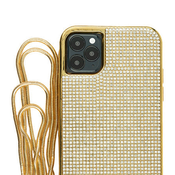 Bling Tpu Crossbody Gold Silver Case Iphone 13 Pro