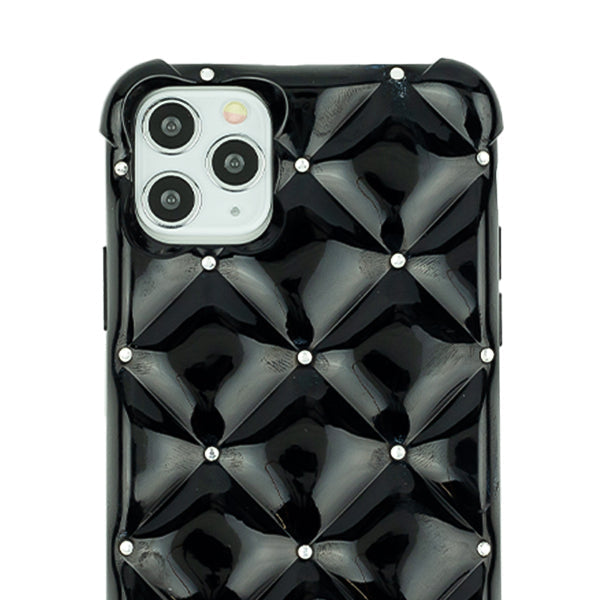 Plush Tpu Bling Skin Black Iphone 13 Pro Max