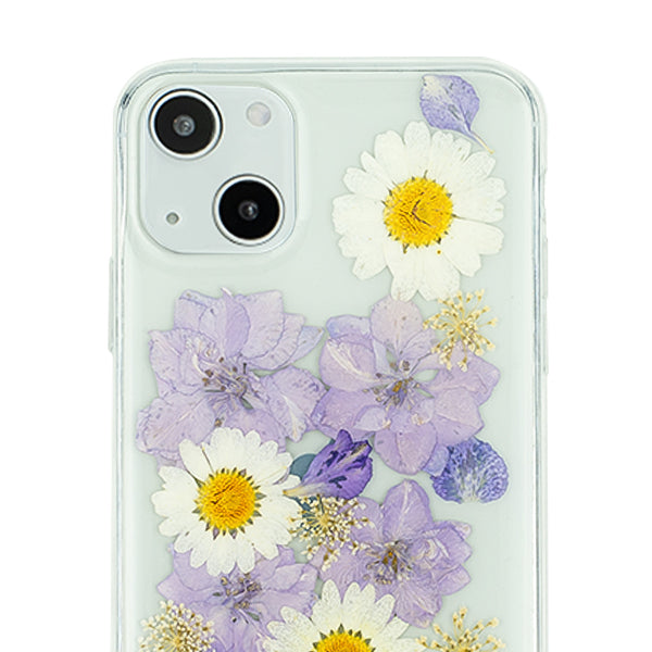 Real Flowers Purple Case IPhone 13 Mini