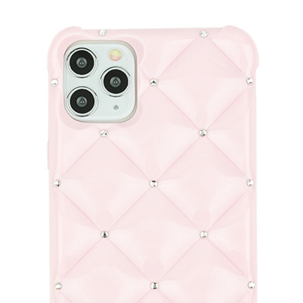 Plush Tpu Bling Skin Light Pink Iphone 13 Pro Max