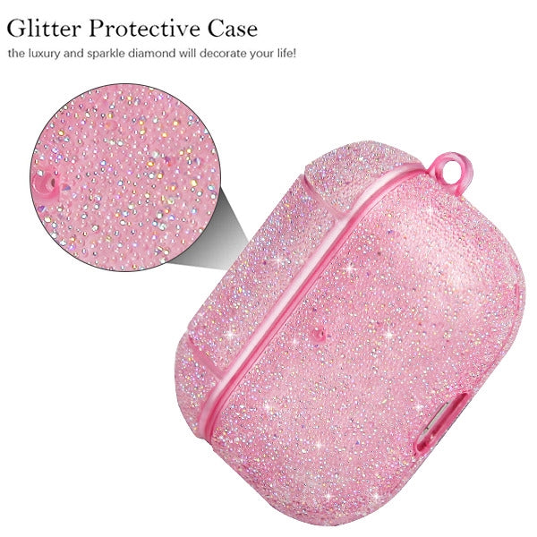 Glitter Bling Pink Airpods Pro - Bling Cases.com
