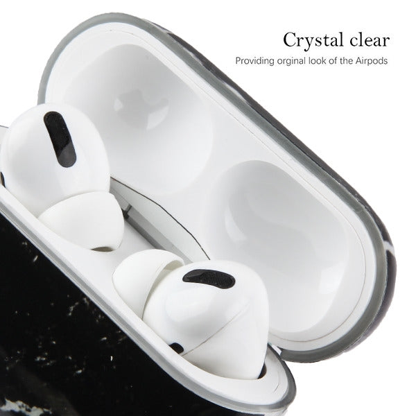 Black White Marble Airpods Pro - Bling Cases.com