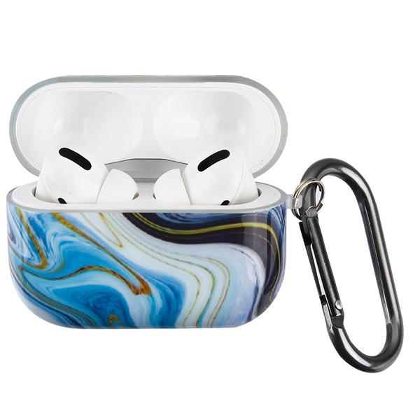 Marble Blue Swirl Airpods Pro - Bling Cases.com