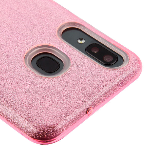 Glitter Pink Case Samsung A20/50 - Bling Cases.com