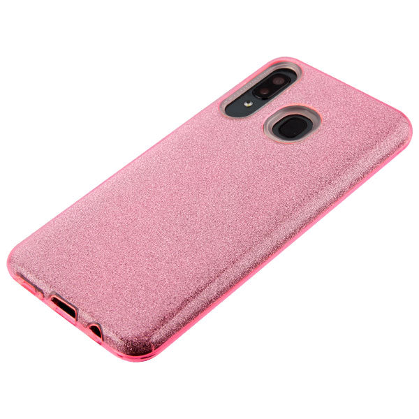 Glitter Pink Case Samsung A20/50 - Bling Cases.com