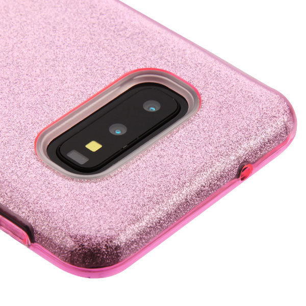 Glitter Pink Case Samsung S10E - Bling Cases.com