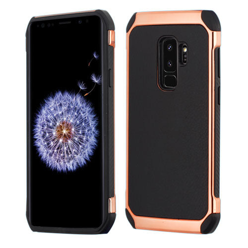 Chrome Black Rose Gold Case Samsung S9 Plus - Bling Cases.com