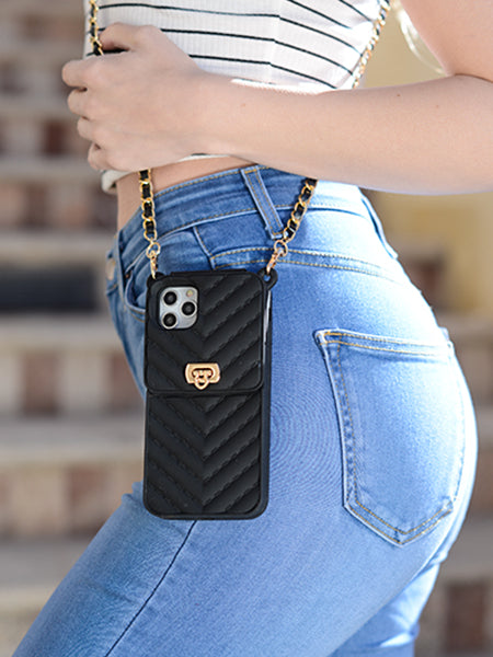 Crossbody Silicone Pouch Iphone XR