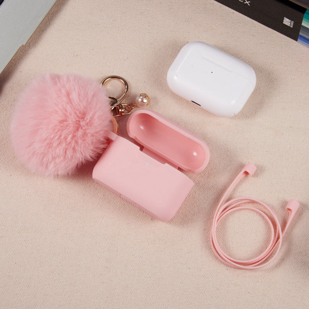 Fuzzy Ball Light Pink - Bling Cases.com