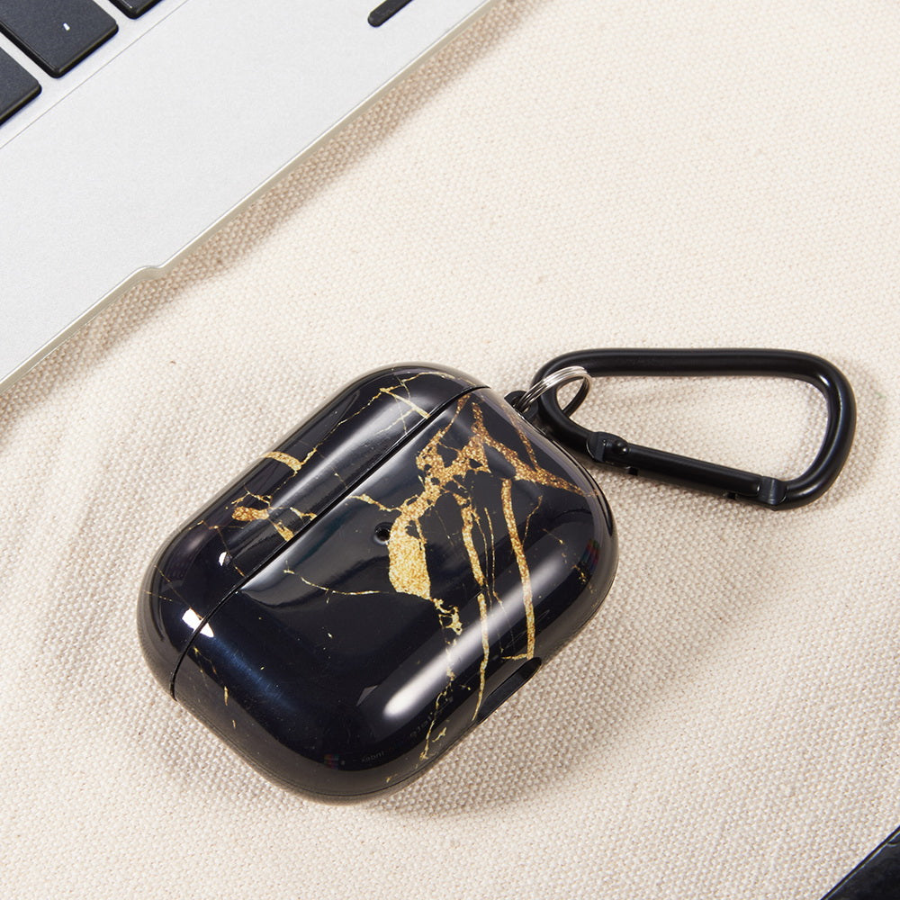 Black Gold Marble Airpods Pro - Bling Cases.com