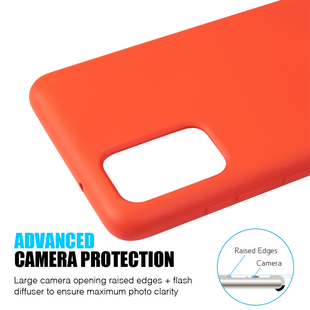 Silicone Skin Red Samsung S20 Plus - Bling Cases.com