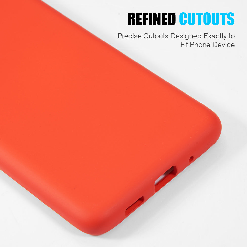 Silicone Skin Red Samsung S20 Plus - Bling Cases.com