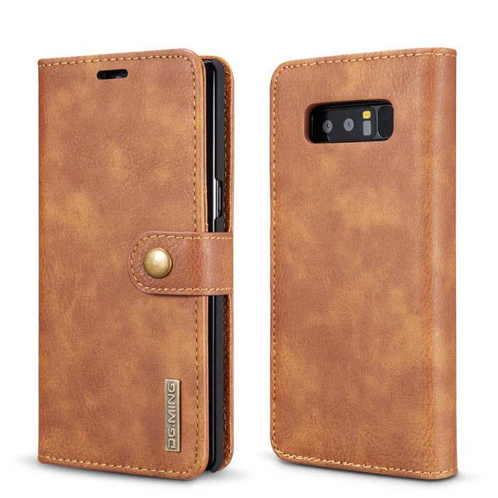 Detachable Ming Brown Wallet Note 8 - Bling Cases.com