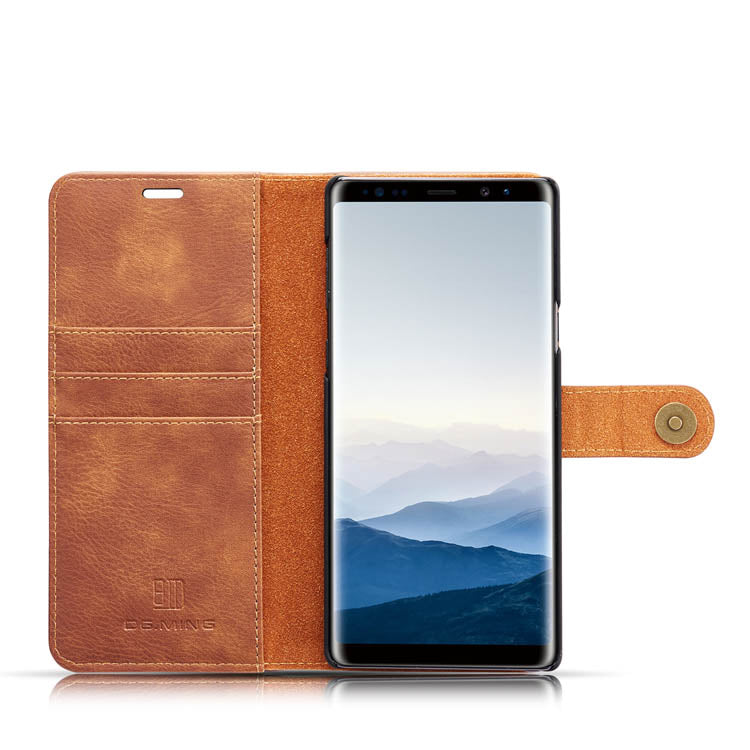 Detachable Ming Brown Wallet Samsung Note 9 - Bling Cases.com