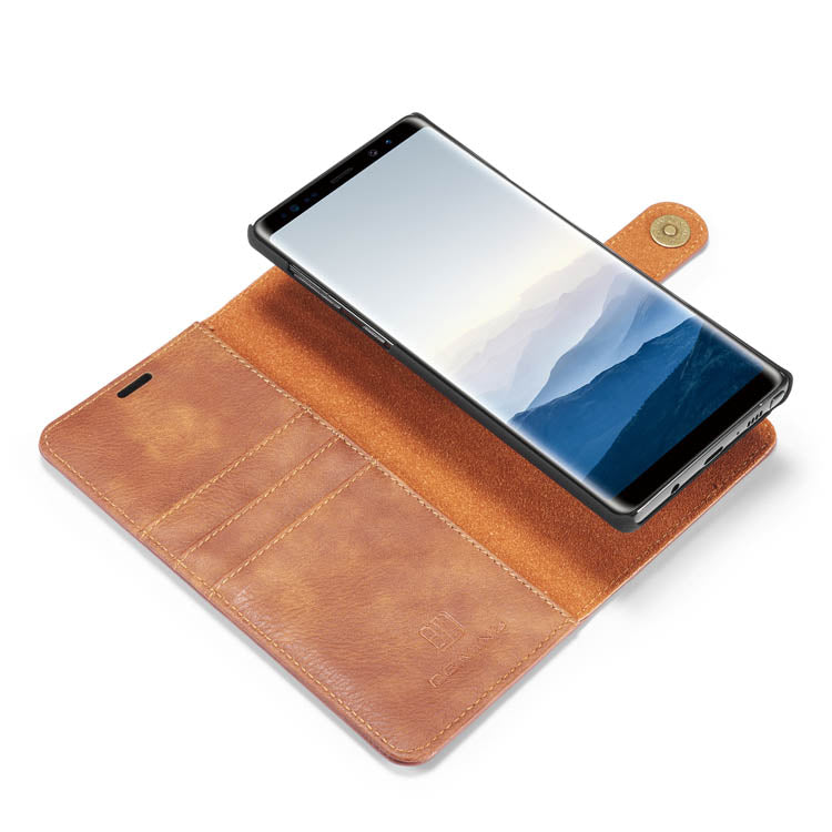 Detachable Ming Brown Wallet Samsung Note 9 - Bling Cases.com