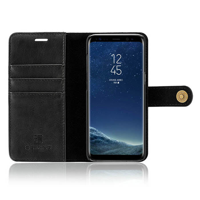 Detachable Ming Wallet Black Samsung S8 Plus - Bling Cases.com