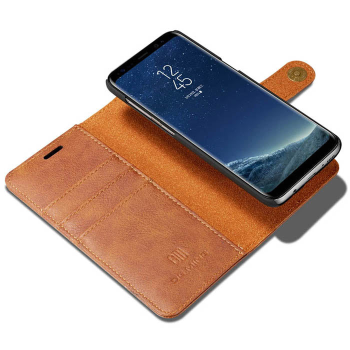 Detachable Ming Wallet Brown Samsung S8 Plus - Bling Cases.com