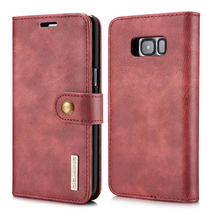 Detachable Ming Wallet Burgundy Samsung S8 Plus - Bling Cases.com