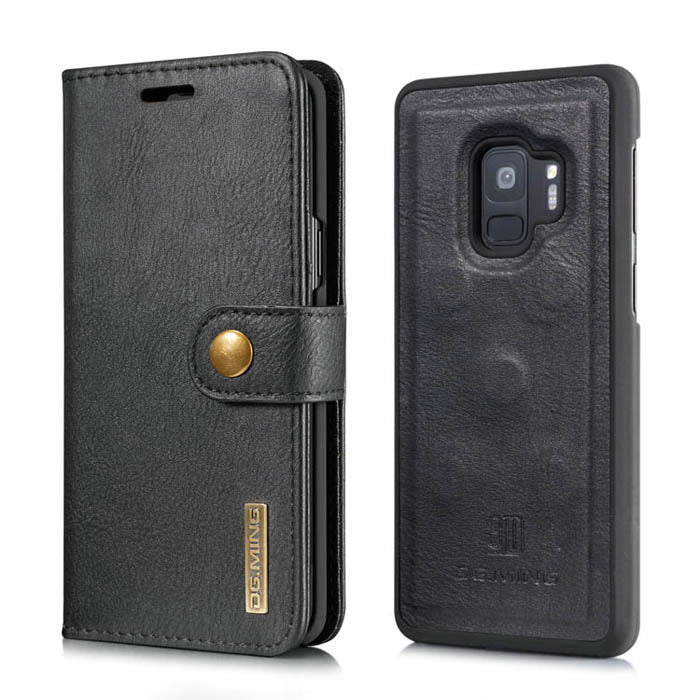 Detachable Ming Wallet Black Samsung S9 - Bling Cases.com