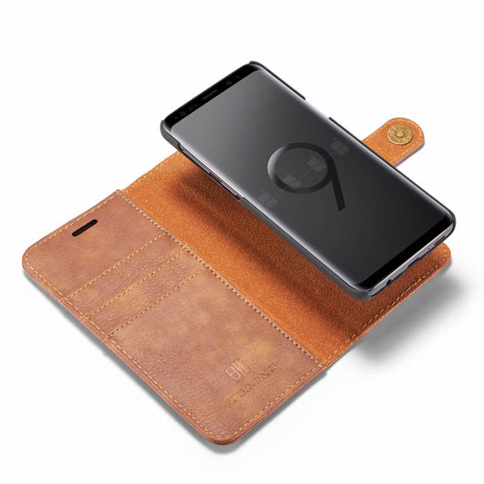 Detachable Ming Wallet Brown Samsung S9 - Bling Cases.com