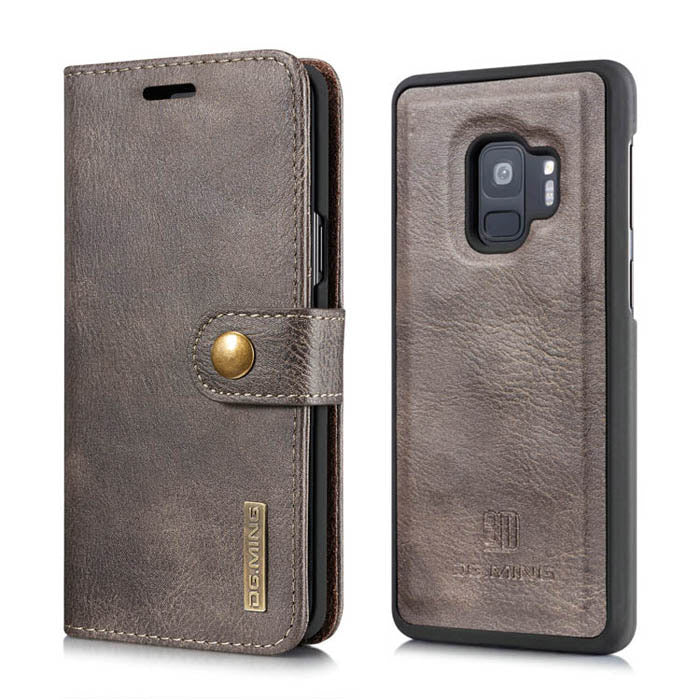 Detachable Ming Wallet Grey Samsung S9 - Bling Cases.com