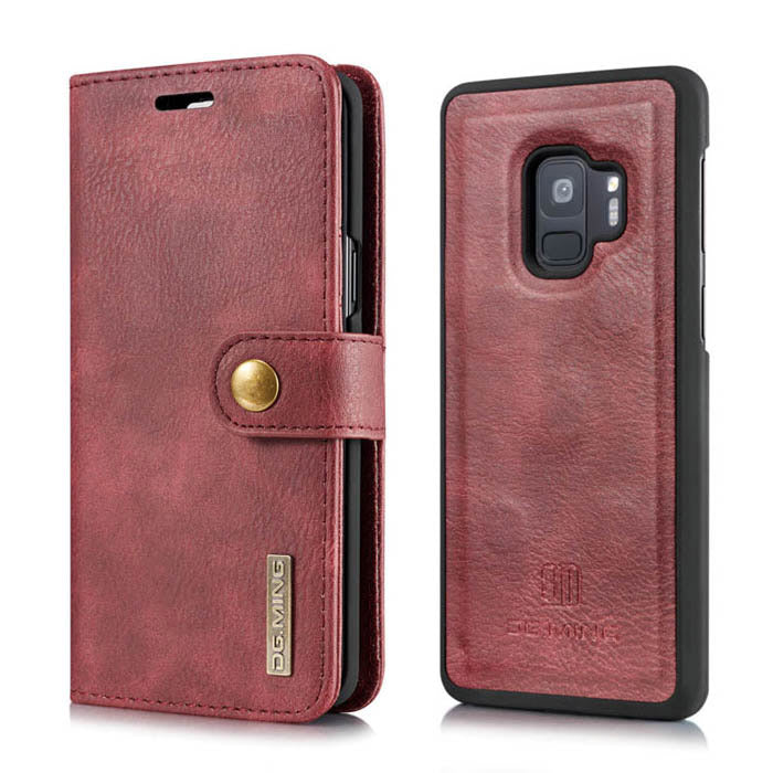 Detachable Ming Wallet Burgundy Samsung S9 - Bling Cases.com