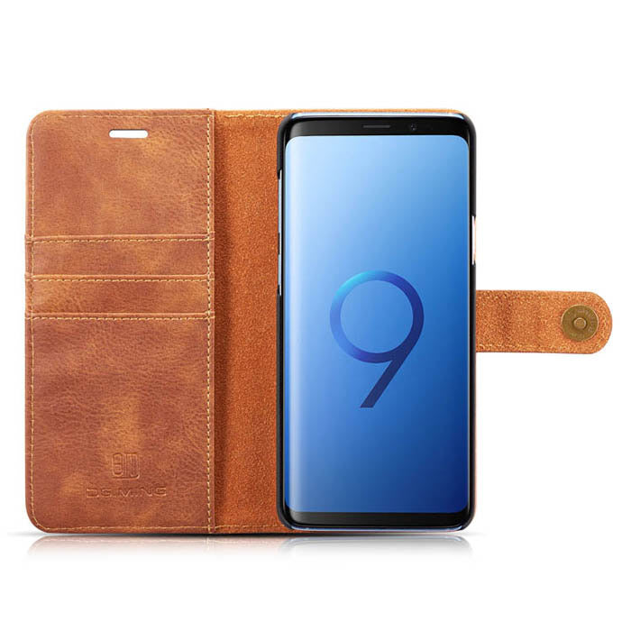 Detachable Ming Wallet Brown Samsung S9 Plus - Bling Cases.com