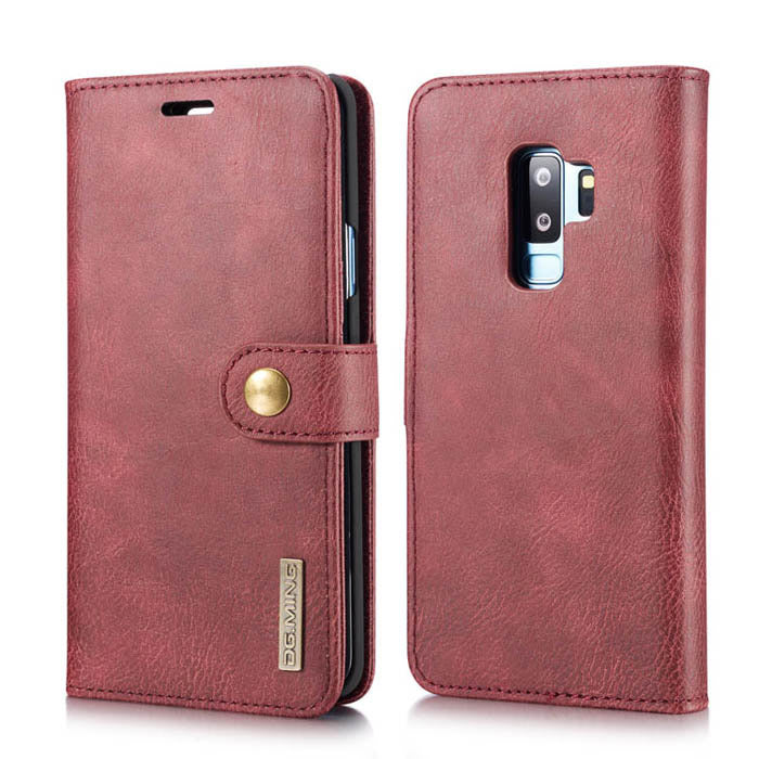 Detachable Ming Wallet Burgandy Samsung S9 Plus - Bling Cases.com