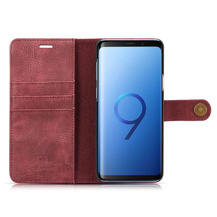 Detachable Ming Wallet Burgandy Samsung S9 Plus - Bling Cases.com