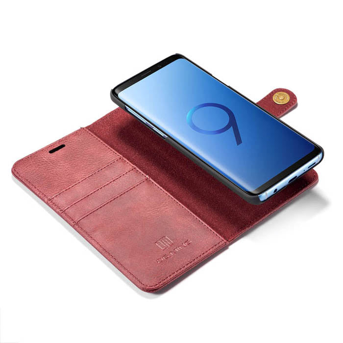 Detachable Ming Wallet Burgandy Samsung S9 Plus - Bling Cases.com