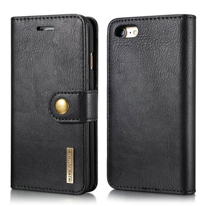Detachable Wallet Ming Black Iphone 7/8 - Bling Cases.com