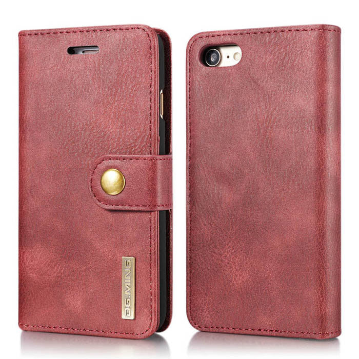 Detachable Wallet Ming Burgundy Iphone 7/8 - Bling Cases.com
