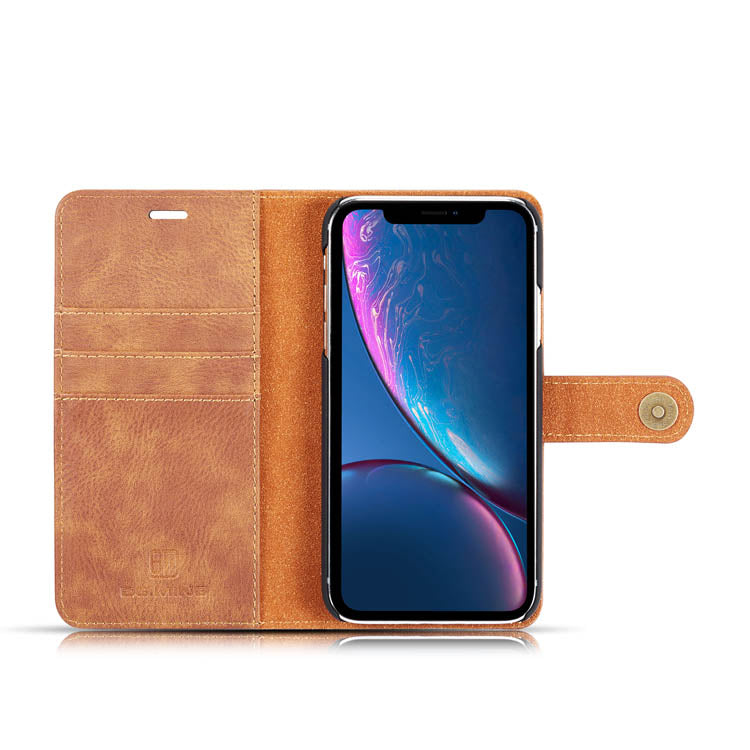 Detachable Ming Brown Wallet Iphone XR - Bling Cases.com