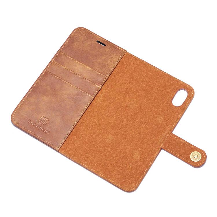 Detachable Ming Brown Wallet Iphone XS MAX - Bling Cases.com
