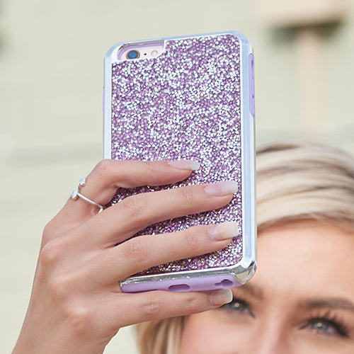 Hybrid Bling Purple Case Iphone 10/X/XS
