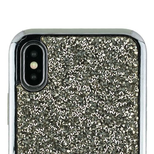 Hybrid Bling Grey Case Iphone 10/X/XS - Bling Cases.com