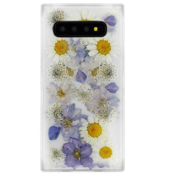 Real Flowers Purple Case Samsung S10