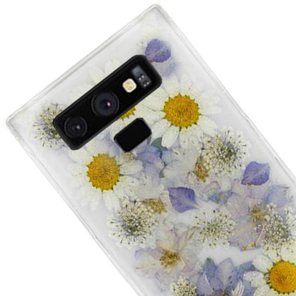 Real Flowers Purple Case Samsung Note 9