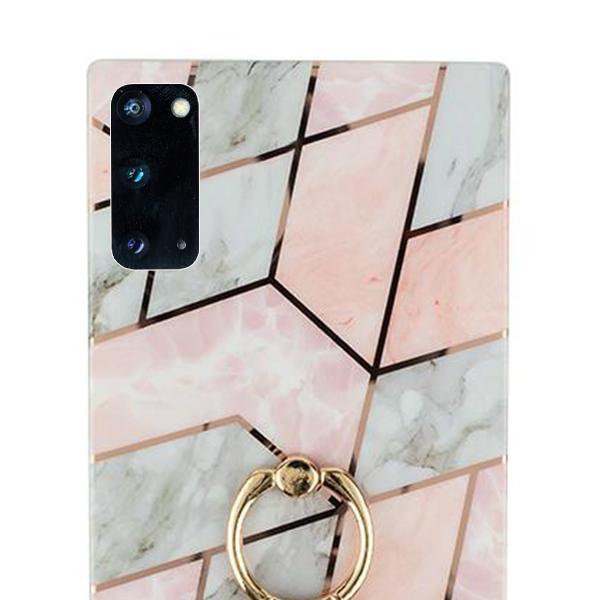 Marble Pink White Samsung S20