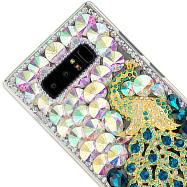 Handmade Peacock Bling Case Samsung Note 8