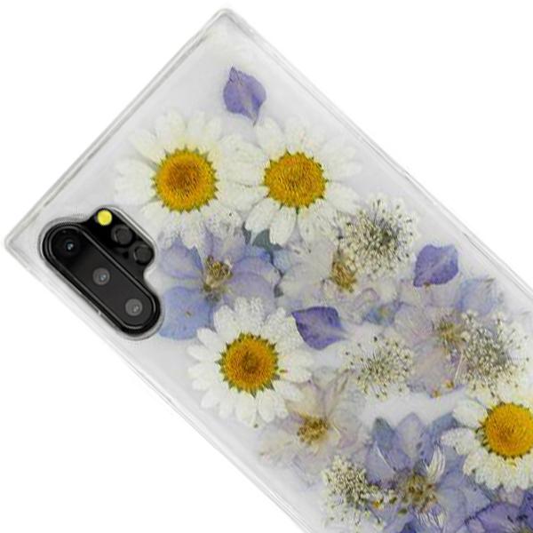 Real Flowers Purple Case Samsung Note 10 Plus