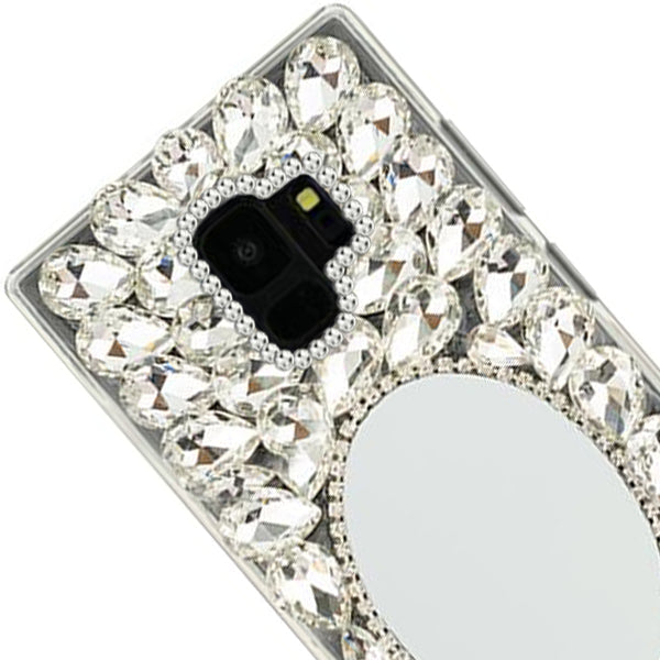 Handmade Mirror Silver Case Samsung S9