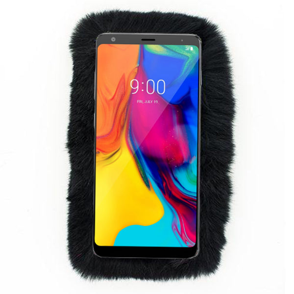 Fur Case Black LG Stylo 6