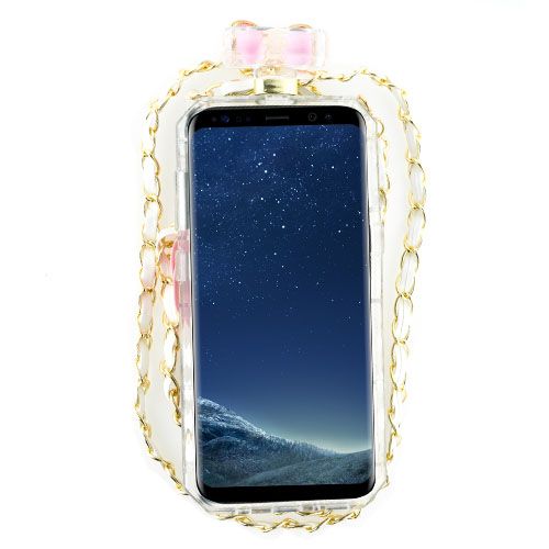 Handmade Bling Flowers Bottle Case Samsung S8 Plus - Bling Cases.com