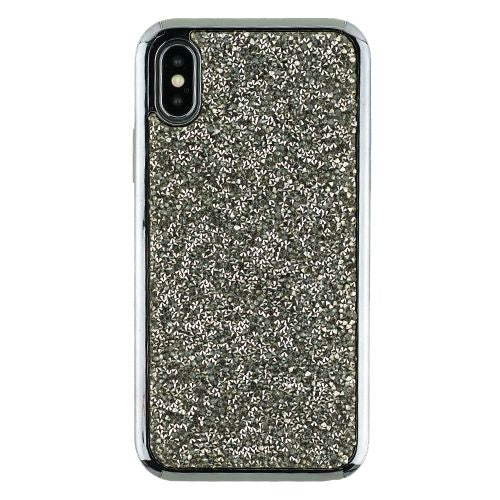 Hybrid Bling Grey Case Iphone 10/X/XS - Bling Cases.com