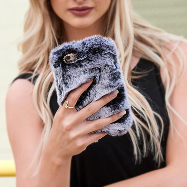 Fur Grey Case Samsung Note 9