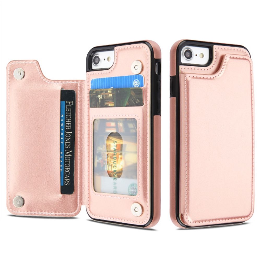 Book Card Rose Gold Case Iphone SE 2020 - Bling Cases.com